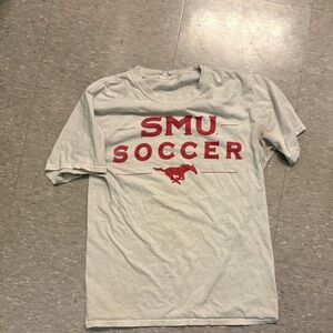 SMU Soccer Gray T-Shirt